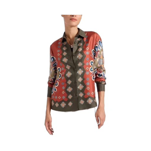 Printed Silk Shirt