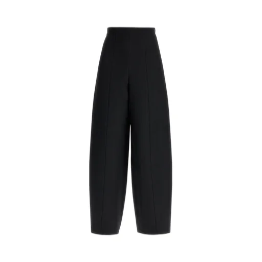High-Waisted Wide-Leg Trousers