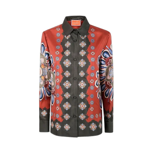 Printed Silk Shirt