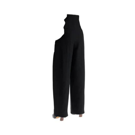 High-Waisted Wide-Leg Trousers