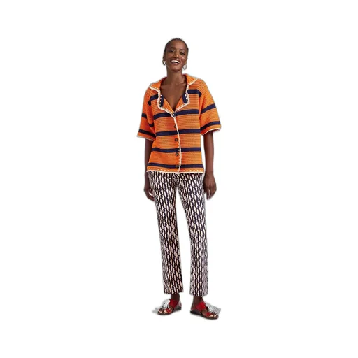 Printed Flare Pants