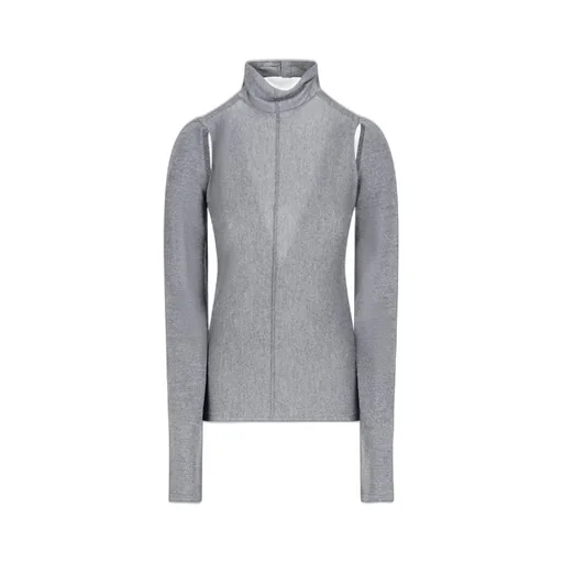 Cutout Turtleneck Top