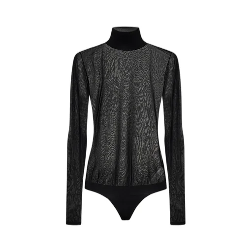 Turtleneck Mesh Bodysuit
