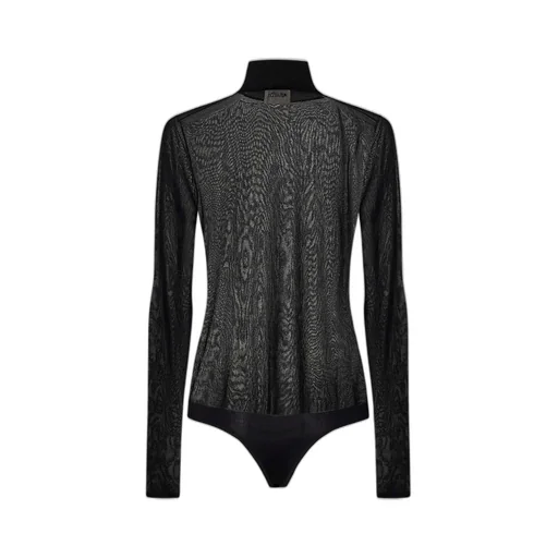 Turtleneck Mesh Bodysuit