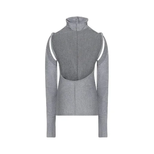 Cutout Turtleneck Top