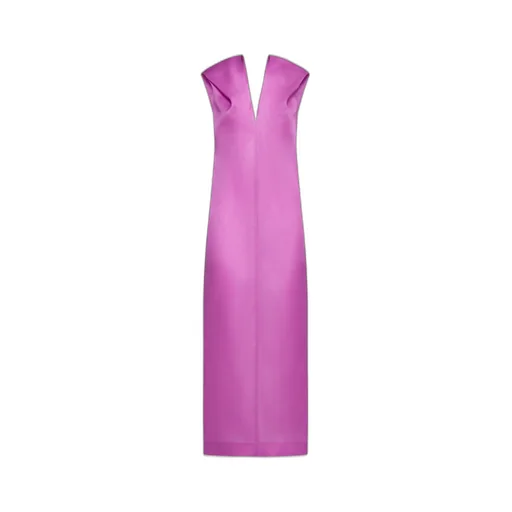 Sleeveless V-Neck Maxi Dress