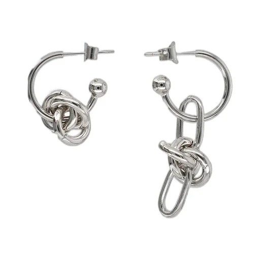 Knot Hoop Earrings