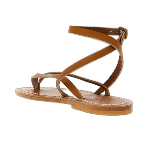 Leather Ankle Strap Sandals