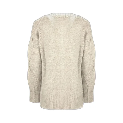V-Neck Cable Knit Cardigan