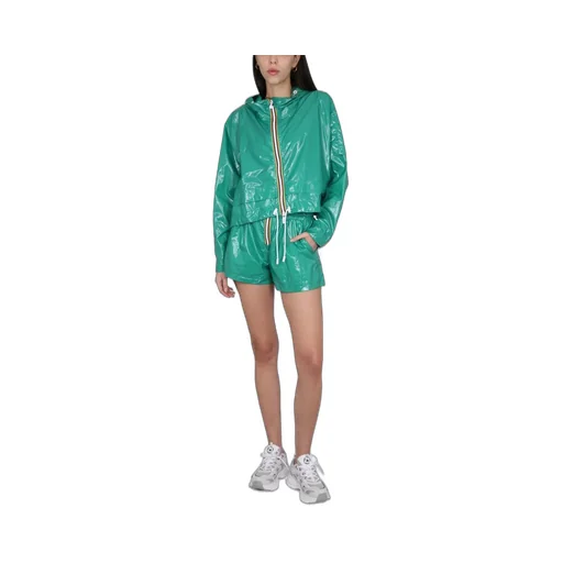 High-Waisted Shorts With Zip Closure