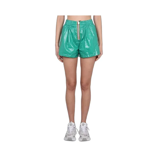High-Waisted Shorts With Zip Closure
