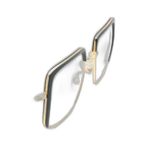 Geometric Cat-Eye Eyeglasses
