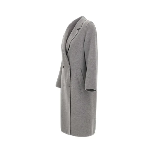 Double-Breasted Wool-Blend Coat