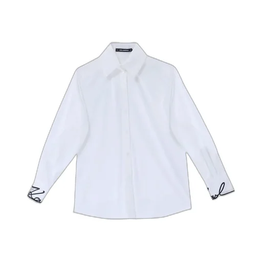 Shirt With Embroidered Cuffs