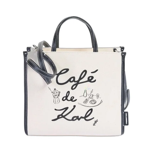 Tote Bag With Print Café De Karl