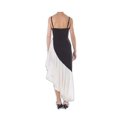 Asymmetrical Ruffled Dress