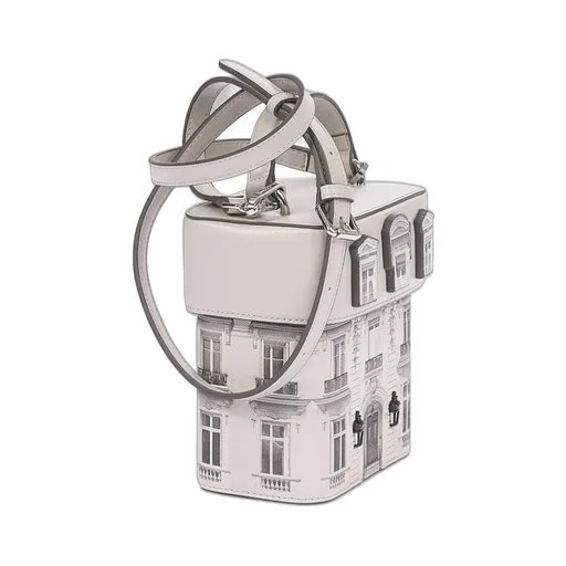 Building Print Crossbody Bag