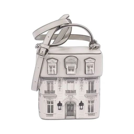 Building Print Crossbody Bag