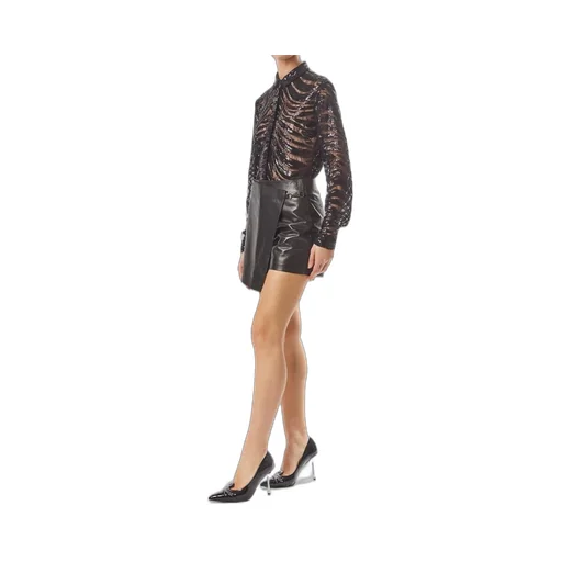 Leather Wrap Skirt