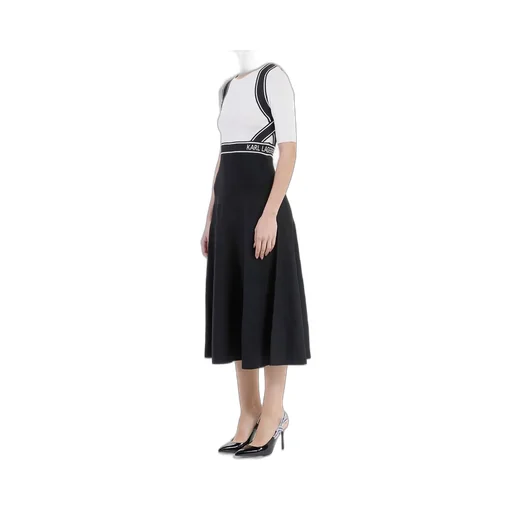 Colorblock Knit Dress