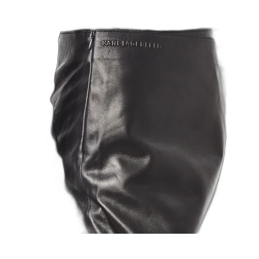 Leather Wrap Skirt