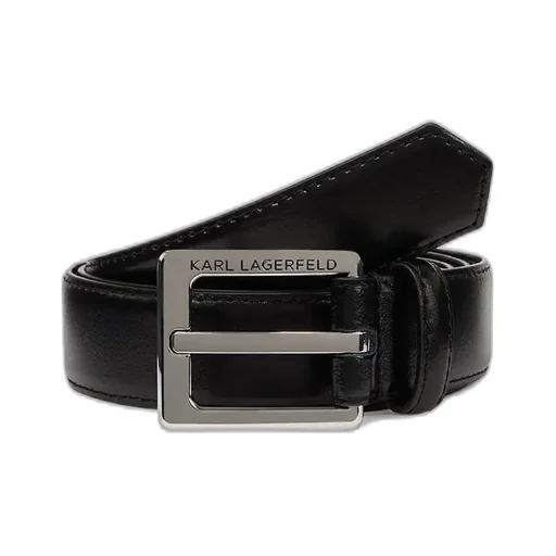 Belt With Logo Buckle