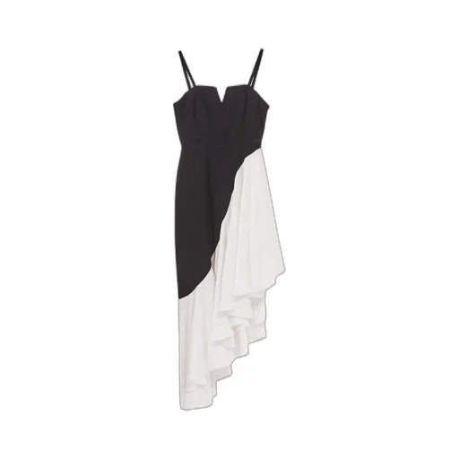 Asymmetrical Ruffled Dress