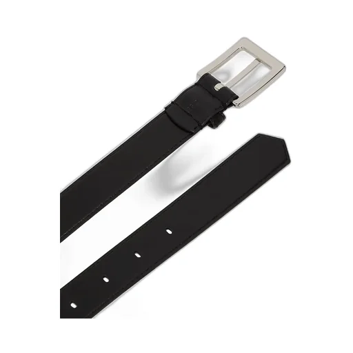 Belt With Logo Buckle
