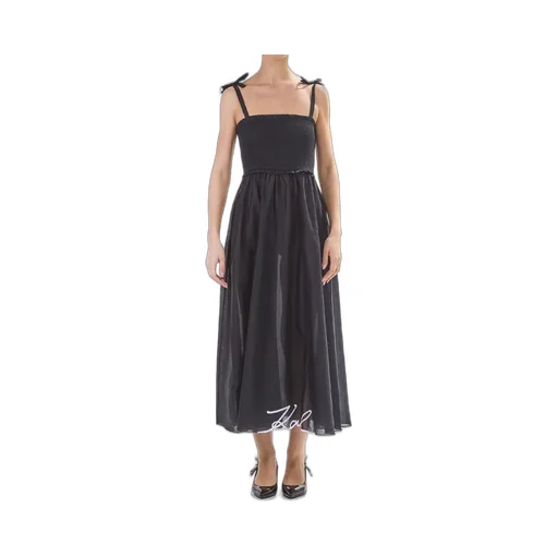 Smocked Midi Dress