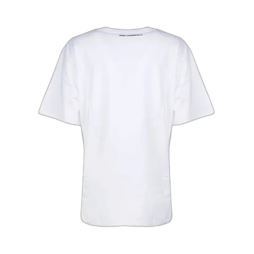 T-Shirt With Cara Karl Print