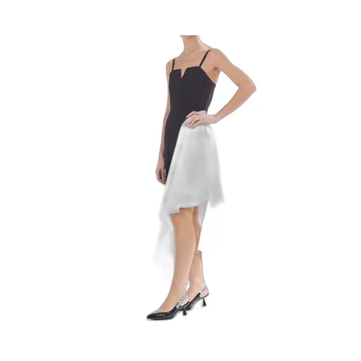 Asymmetrical Ruffled Dress