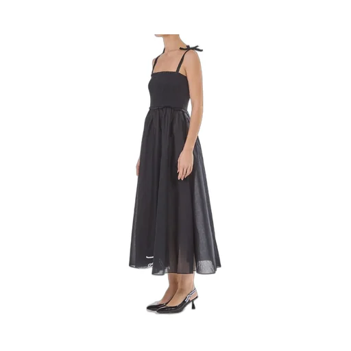 Smocked Midi Dress