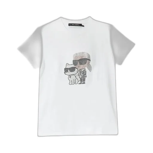 Karl Lagerfeld & Choupette Graphic T-Shirt