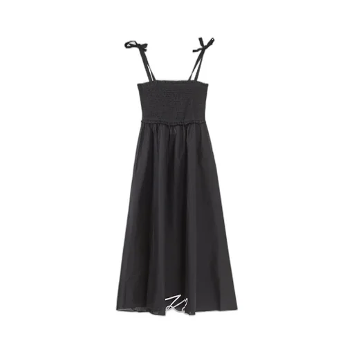 Smocked Midi Dress