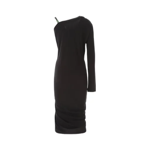 One-Shoulder Ruched Dress