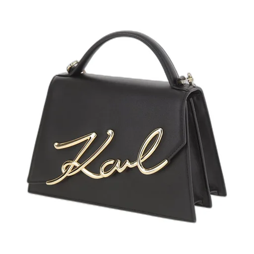 K/Signature Top Handle Bag