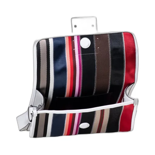 Striped Clutch Bag