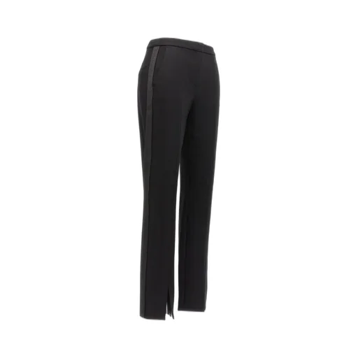 High-Waisted Flared Trousers