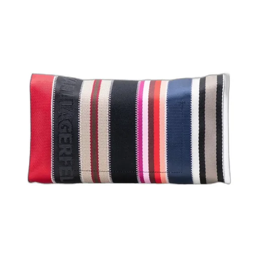 Striped Clutch Bag