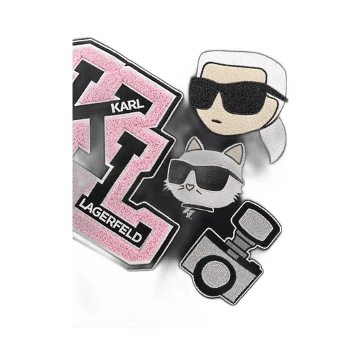 Hoodie With Karl Lagerfeld Graphics