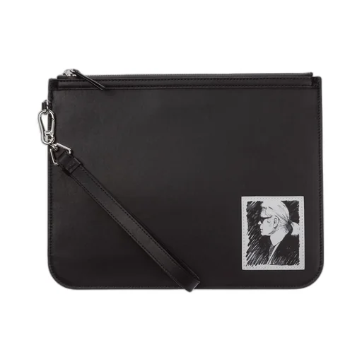 Karl Lagerfeld Portrait Clutch Bag