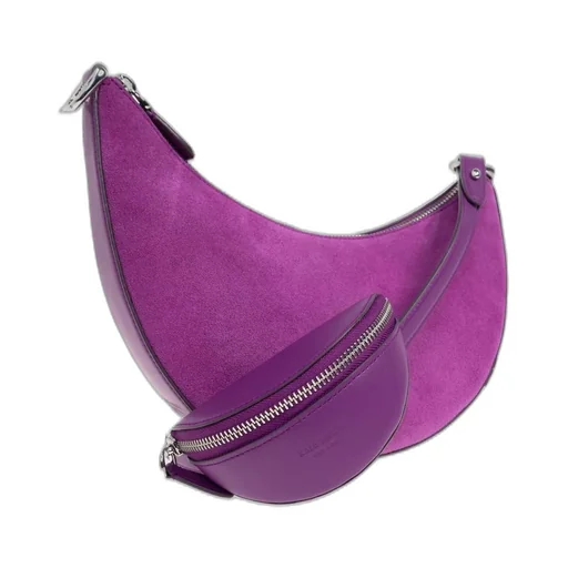 Crescent Shoulder Bag With Pouch