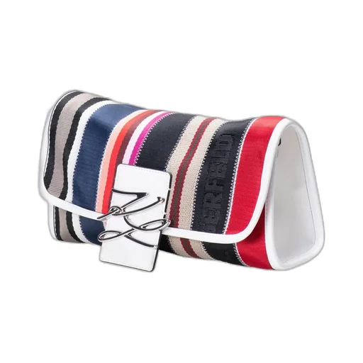 Striped Clutch Bag
