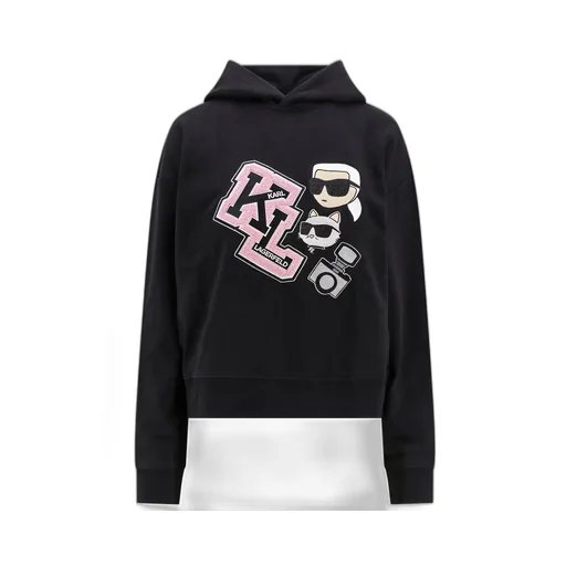 Hoodie With Karl Lagerfeld Graphics