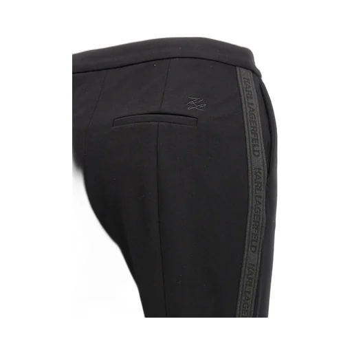High-Waisted Flared Trousers