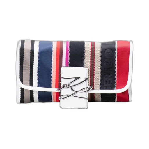 Striped Clutch Bag