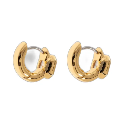Hoop Earrings With Crystal