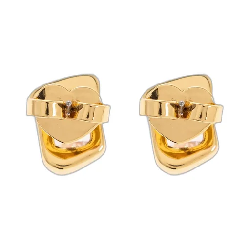 Emerald Cut Crystal Earrings