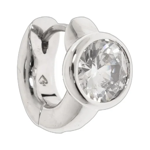 Hoop Earrings With Crystal