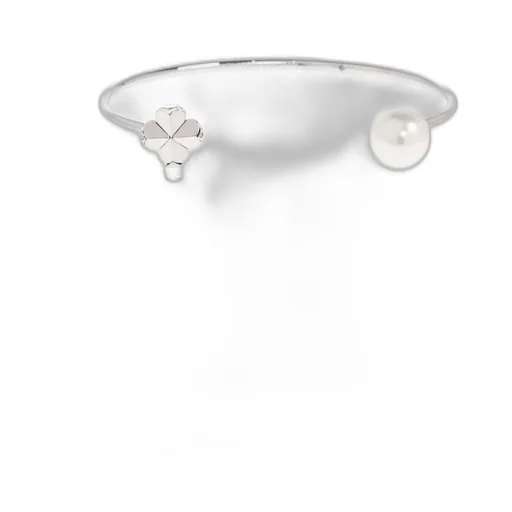 Clover And Pearl Bangle